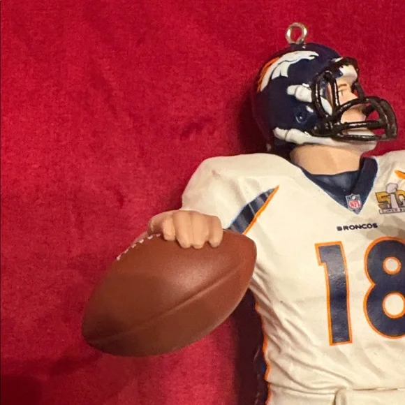 NIB Peyton Manning Denver Broncos Super Bowl 50 Commemorative Ornament 2016 - Picture 9 of 15